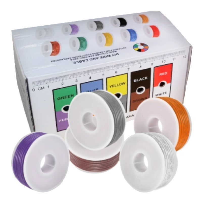 Кабель силіконовий луджений AWG 18 18AWG 0,75 600В 5.5м