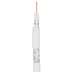 Коаксиальний кабель RG690 CU PE+2*0.5 бухта 100м