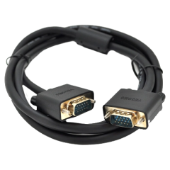 Кабель VEGGIEG VG-1.5 VGA 3 + 6 (тато-тато) OD-6.5мм 1 ферит