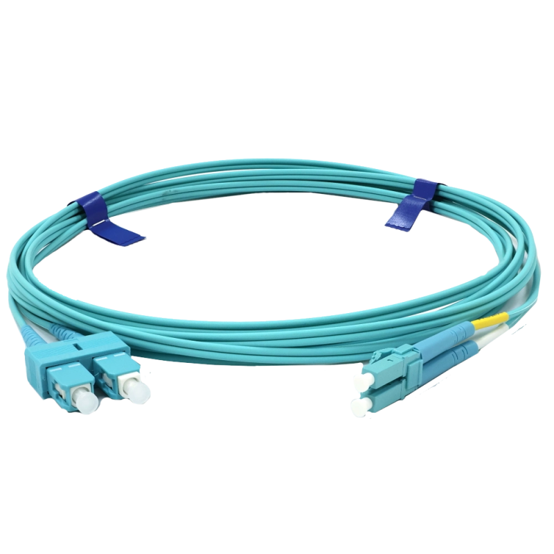 Патчкорд Duplex Slim SC/UPC-LC/UPC MM (OM3) 2м
