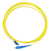 Патчкорд LC/UPC-LC/UPC SM 2м Simplex, Slim (2мм)