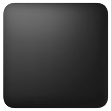Кнопка Ajax SoloButton (1-gang/2-way) [55] black для одноклавішного чи прохідного вимикача