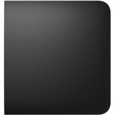 Бічна кнопка Ajax SideButton (1-gang/2-way) for LightSwitch black для одноклавішного або прохідного вимикача