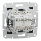 Розетка комп'ютерна антрацит, пластик, для врізного монтажу Schneider Electric EPH4400171 Asfora
