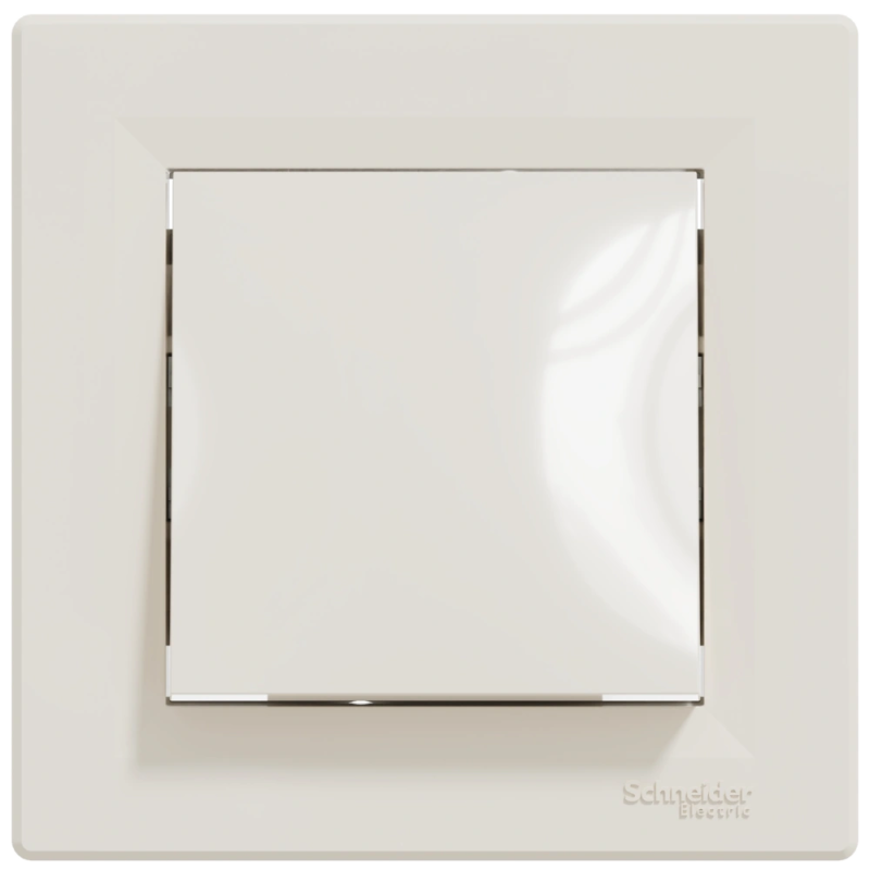 Перемикач одноклавішний самозатискний Schneider Electric Asfora EPH0400123