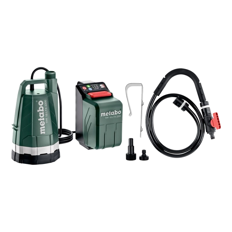 Акумуляторний занурювальний насос Metabo TPF 18 LTX 2200 (601729850)