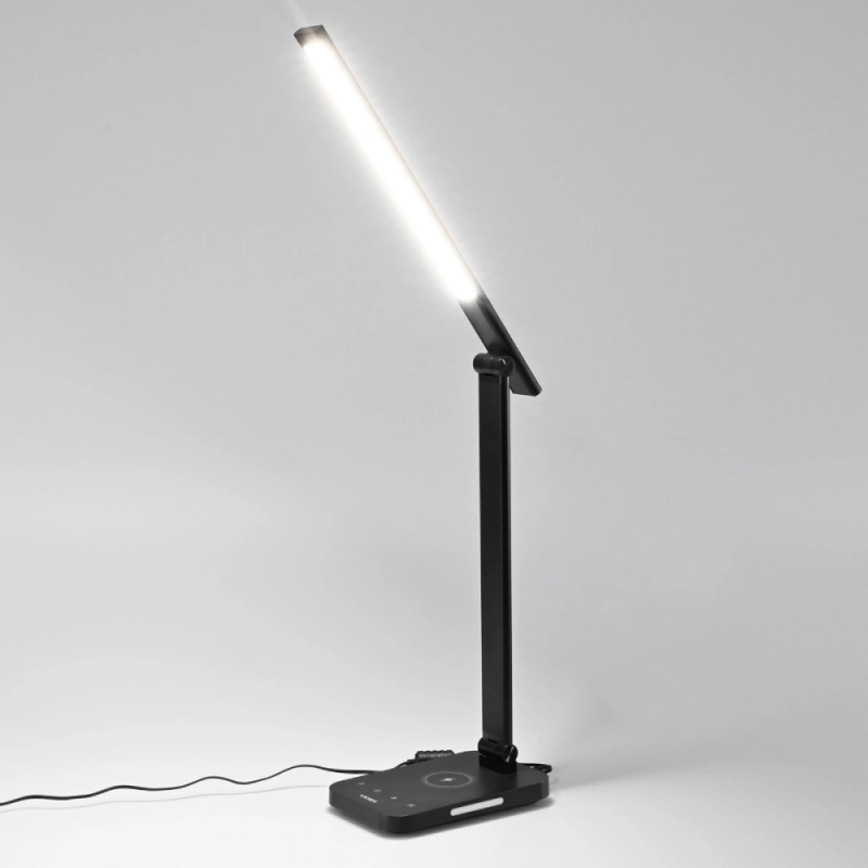 LED лампа настільна з бездротовою зарядкою VIDEX VL-TF17B 18W 1800-6500K