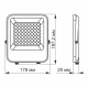 LED прожектор VIDEX PREMIUM 30W 5000K 220V