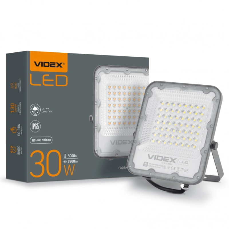 LED прожектор VIDEX PREMIUM 30W 5000K 220V