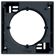 Коробка для зовнішнього монтажу 1-постова антрацит Schneider Electric Asfora EPH6100171