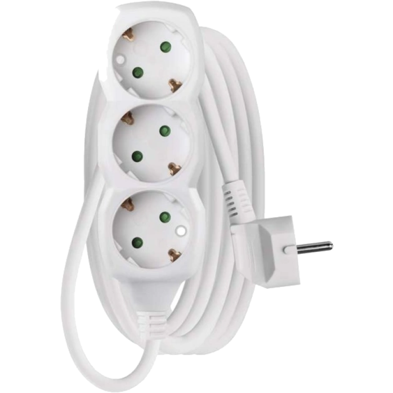 Мережевий подовжувач EMOS P0321R 3 розетки 1.5 м