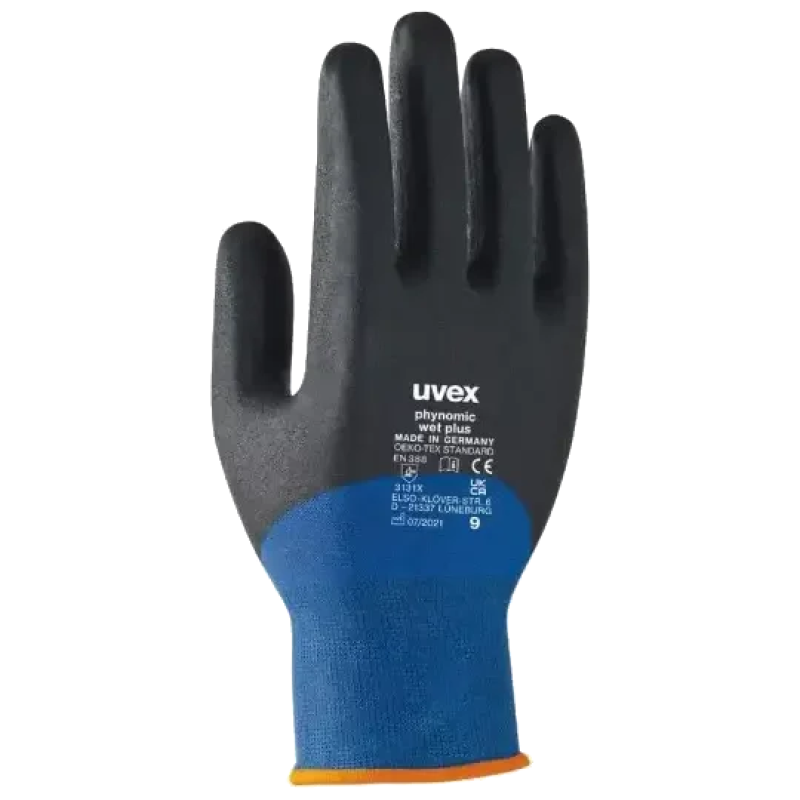 Рукавички захисні Uvex Phynomic wet plus р.9 (6006109)