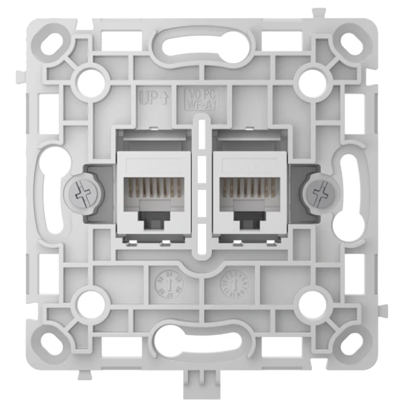 Механізм інтернет розетки Ajax OutletCore (LAN) white