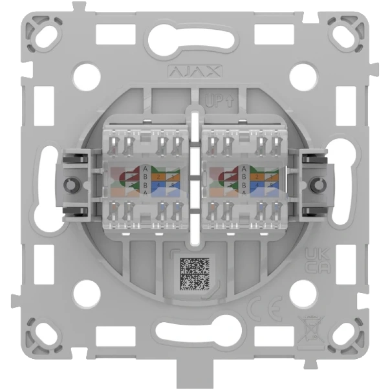 Механізм інтернет розетки Ajax OutletCore (LAN) white