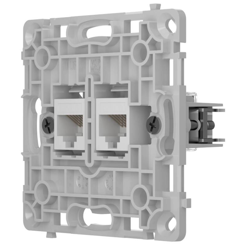 Механізм інтернет розетки Ajax OutletCore (LAN) vertical white