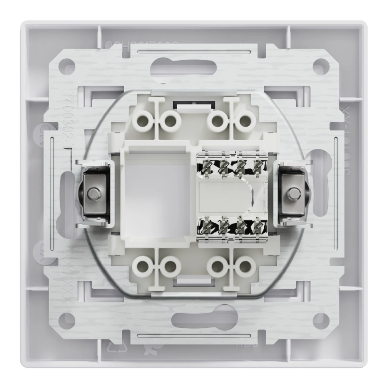 Розетка комп'ютерна одинарна Schneider Electric Asfora EPH4300121 RJ45 кат.5е UTP