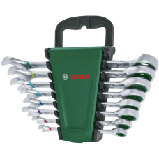 Набір ключів комбінованих Bosch (1600A027PS) з тріскачкою 8 шт