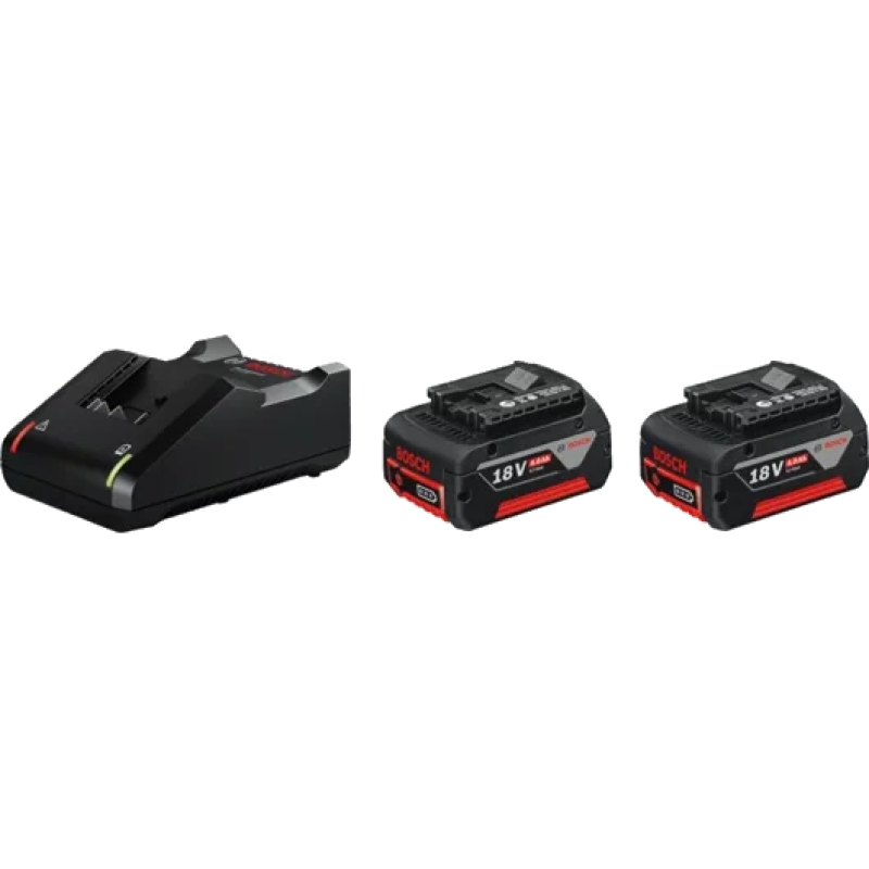 Зарядний пристрій + 2 акумулятора Bosch GAL 18V-40 + GBA 18 В 4.0 Ah (1600A019S0)