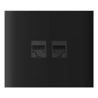 Фронтальна панель Ajax CenterCover (LAN) vertical Black