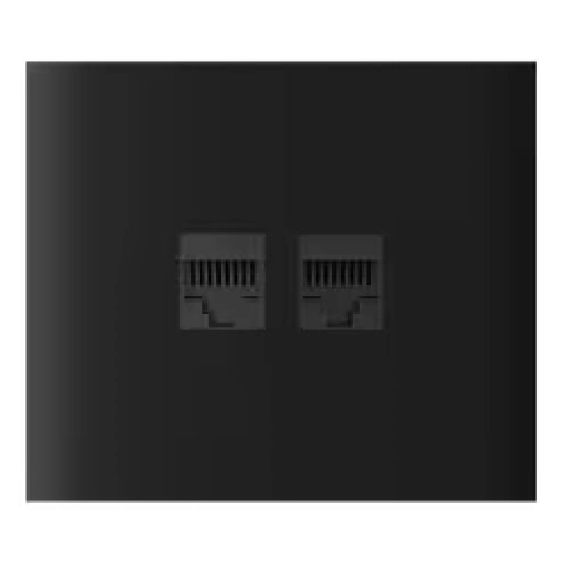Фронтальна панель Ajax CenterCover (LAN) vertical Black