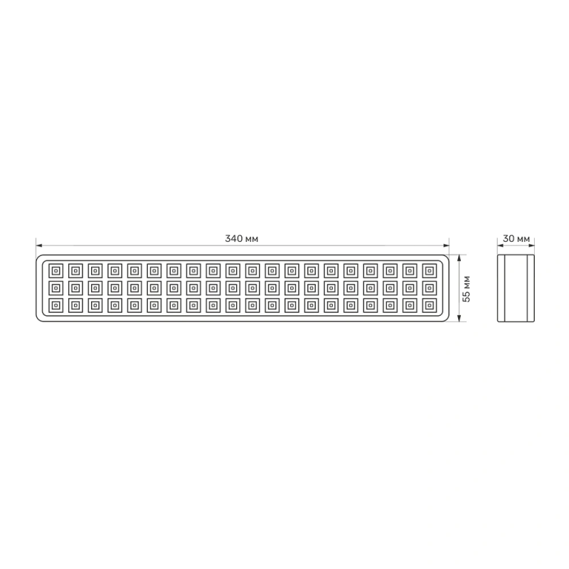 LED світильник аварійний 60 LED 6500K 230V TITANUM TL-EM1108