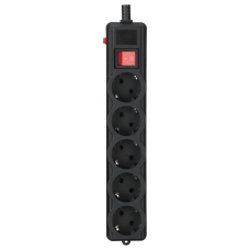 Мережевий фільтр Gembird SPG5-G-15B-PRO 4.5 м кабель 5 розеток