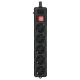 Мережевий фільтр Gembird SPG5-G-15B-PRO 4.5 м кабель 5 розеток