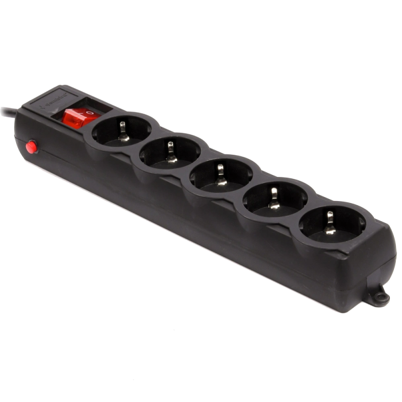 Мережевий фільтр Gembird SPG5-G-15B-PRO 4.5 м кабель 5 розеток