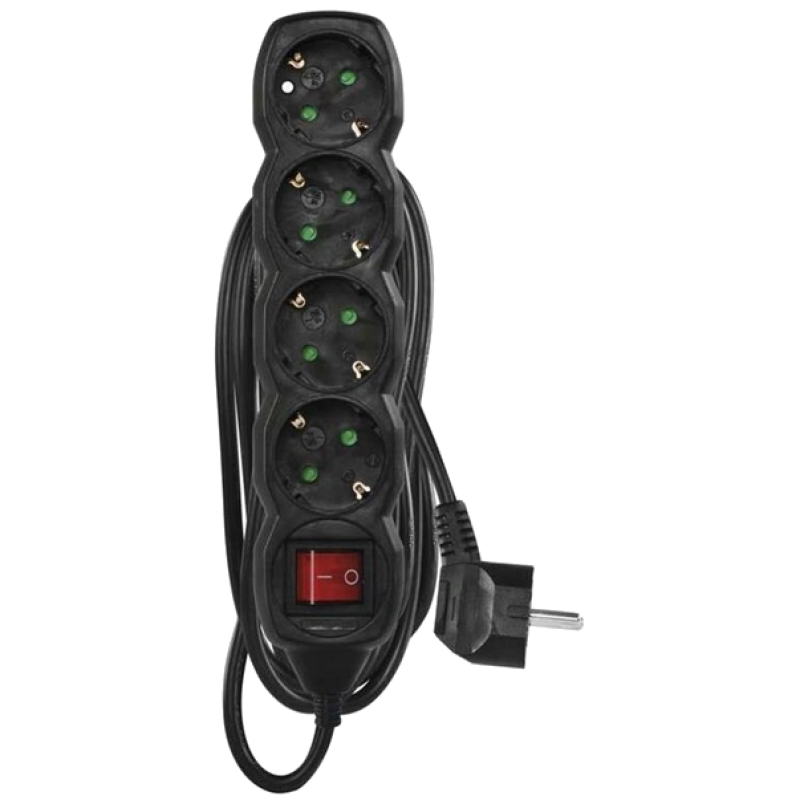 Мережевий подовжувач EMOS PC1423R 4 розетки 3 м