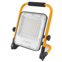 LED прожектор акумуляторний 50W 5000K 220V VIDEX PREMIUMVL-F2A-505