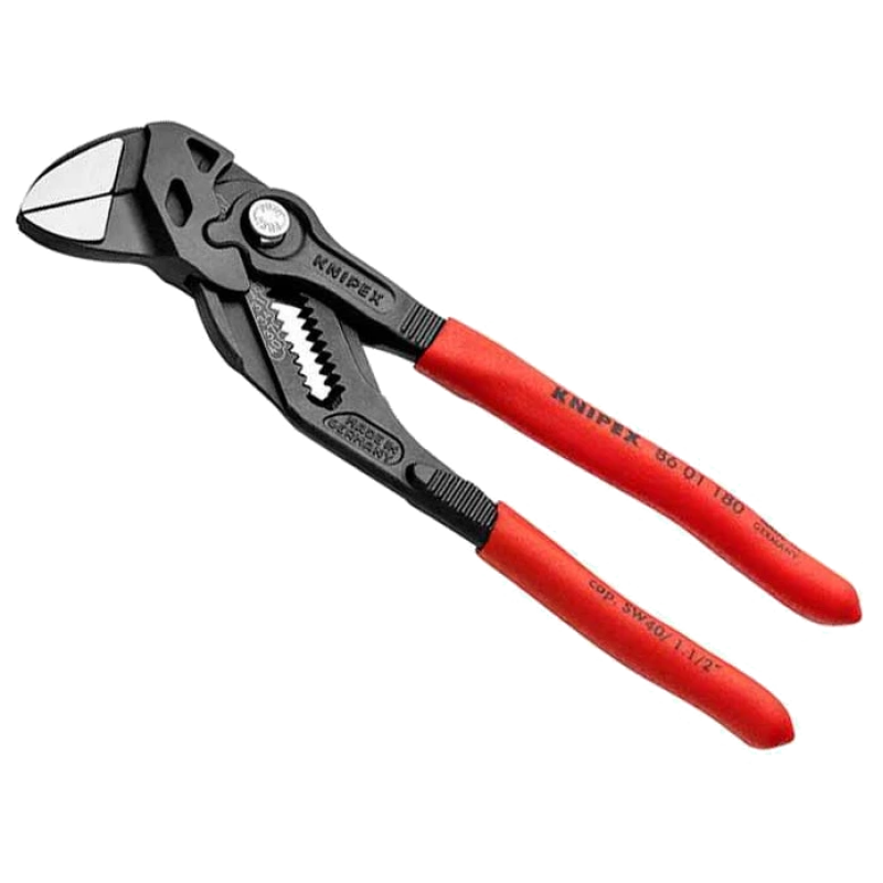 Кліщі переставні-гайковий ключ KNIPEX 86 01 180