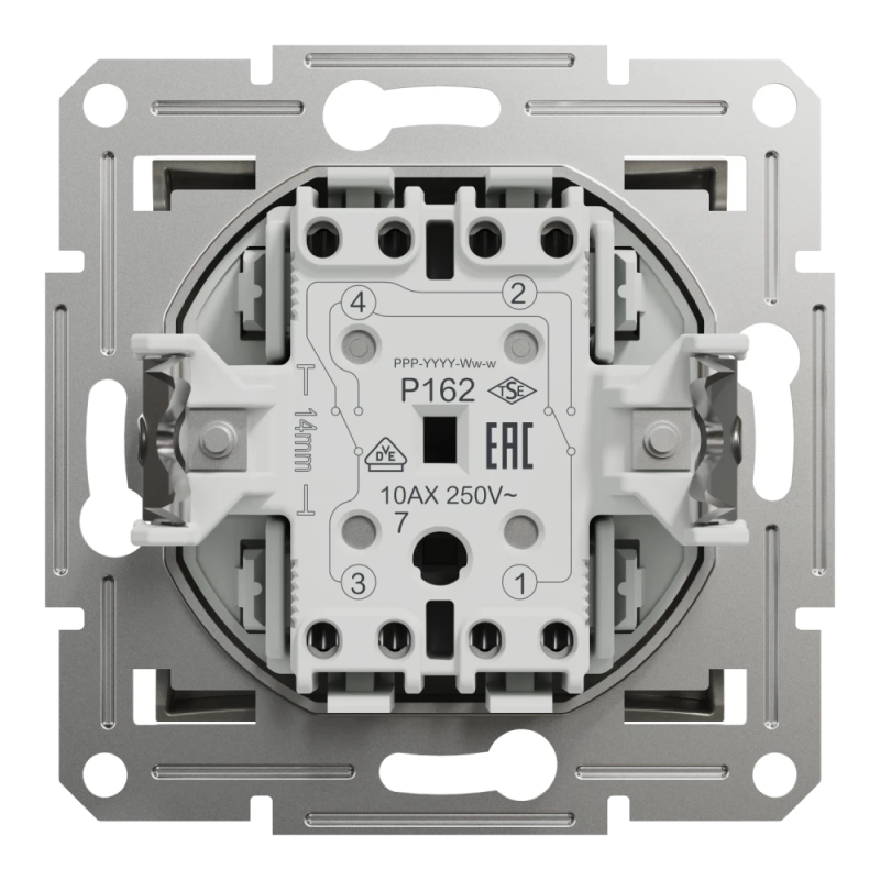 Перемикач перехресний самозажимний Schneider Electric Asfora EPH0500169 бронза