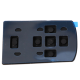 AGM Button Decorative Piece, Rubber button