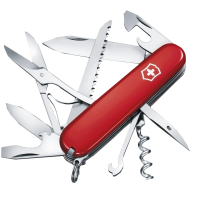 Ніж червоний Victorinox Swiss Army Huntsman 1.3713