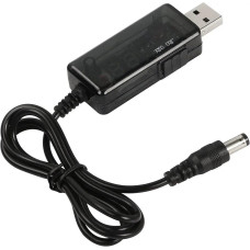 USB кабель із перетворювачем напруги 5V–9V/12V (1м)