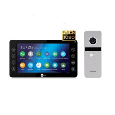 Комплект відеодомофону Neolight Kappa+ HD Black / Solo FHD Silver