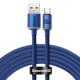Кабель Baseus Crystal Shine USB to Type-C 100W 2 м Blue