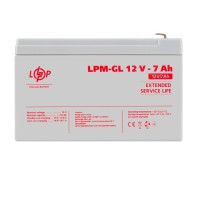 Аккумуль GEL LogicPower LPM-GL 12V - 7 Ah 08,2024