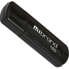 Накопичувач Mibrand Grizzly 16Gb Black USB 2.0 (MI2.0/GR16P3B)