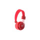 Навушники бездротові NIA Q8-851S red