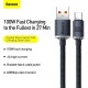 Baseus Crystal Shine USB-C 100W 2м – купити, ціна, доставка по Україні | 