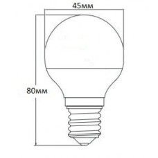 Світлодіодна лампочка LEDEX 6W E14 3000K PREMIUM G45 (КУЛЯ)