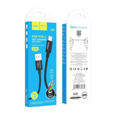Кабель HOCO X89 Wind USB–Type-C 1м Black для зарядки та передачі даних