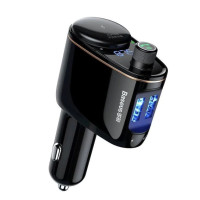 FM трансмітер Baseus Locomotive Bluetooth MP3 Black