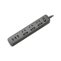 Xiaomi Mi Power Strip 3 розетки 3 usb 1.8 метра чорний Фільтр мережний