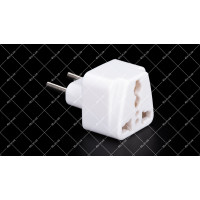 Перехідник мережевий AU/US/UK на EU travel adaptor England