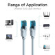 Патч-корд UTP Cat5e Vention VAP-A10-S150 1.5 м синій