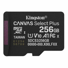 Kingston Canvas Select Plus Gen3 256Gb class 10 А1 (SDCS3/256GBSP) microSDXC Карта пам'яті