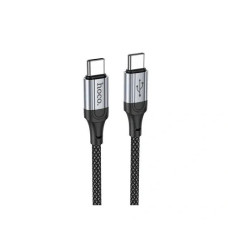 Кабель HOCO X102 Type-C to Type-C 3A 1м – міцний нейлоновий кабель швидкої зарядки