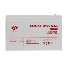 Аккумуль GEL LogicPower LPM-GL 12V - 9 Ah 08,2024